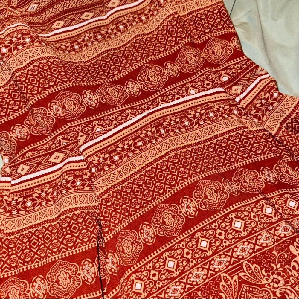 Forever 21 Rust Patterned Mini Dress - Picture 2 of 6